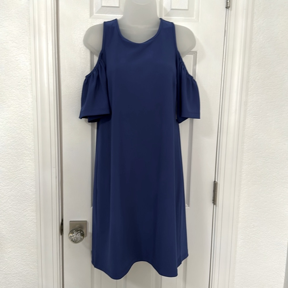 Cute open shoulder royal blue S Boston Proper
